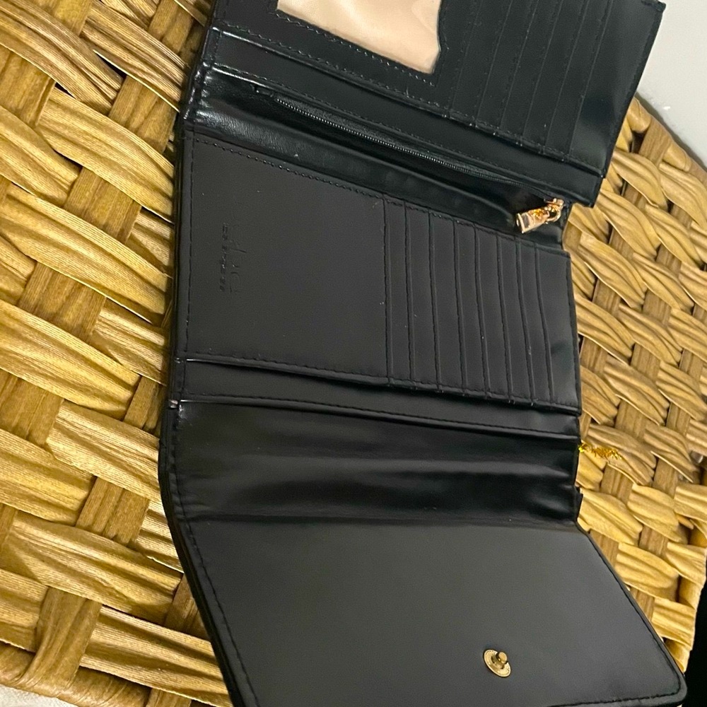 Bebe Black Quilted Women's Wallet - Picture 11 of 13